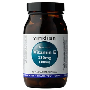 Viridian Witamina E 330mg 400iu 90 kapsułek - Witaminy i minerały - miniaturka - grafika 1
