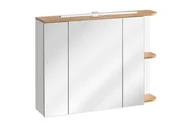 Szafki łazienkowe - Comad Platinum szafka 94 cm lustrzana Biel Alpejska PLATINUM840FSC - miniaturka - grafika 1