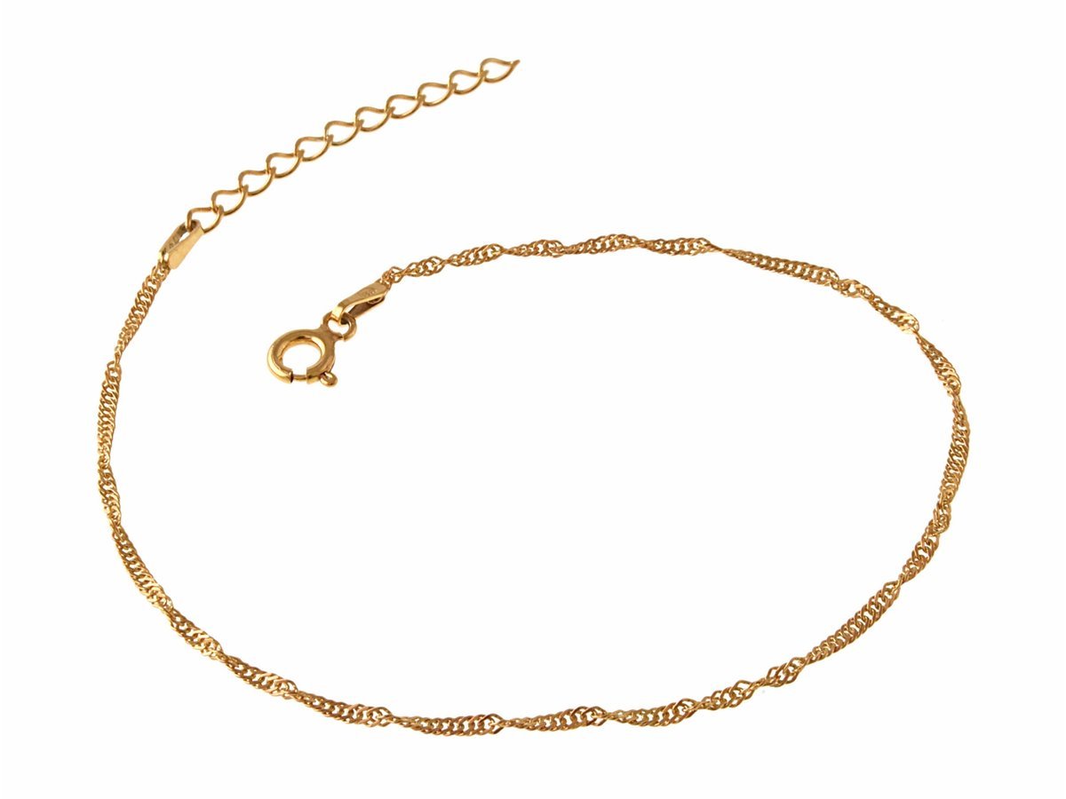 Bransoleta pozłacana Singapur (25) na rękę b1195