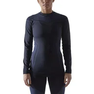 Kombinezony - Bielizna termoaktywna damska zestaw bluza + spodnie legginsy Craft Core dry fuseknit set W czarny rozmiar L - miniaturka - grafika 1