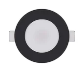 Lampy sufitowe - LED Łazienkowa oprawa wpuszczana LORI LED/4,5W/230V IP65 2700/4000K czarny - miniaturka - grafika 1