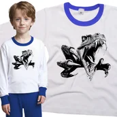 Piżamy dla dziewczynek - Piżama dziecięca Dinozaur Raptor 98/104 - VoloDonum - miniaturka - grafika 1