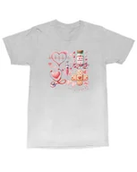 Koszulki i topy damskie - Koszulka dla lekarza Serce i medycyna pielęgniarki medyczna Szara L - miniaturka - grafika 1