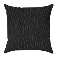 Poszewki na poduszki - Euro Firany Poszewka Velvetowa Lili 40 x 40 Czarny 1220026 - miniaturka - grafika 1