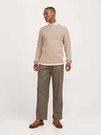 Swetry męskie - Jack & Jones Sweter w kolorze beżowym - miniaturka - grafika 1