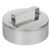 Rury i kanały wentylacyjne - EQUATION Zatyczka  ze stali nierdzewnej 130mm - miniaturka - grafika 1