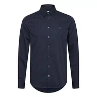 Koszule męskie - CASUAL FRIDAY Męska koszula Anton LS BU AOP Striped Shirt koszula z kołnierzykiem na guziki, 194013/granatowa, XL - miniaturka - grafika 1