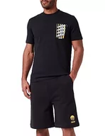 Spodenki męskie - BOSS Męskie spodnie z dżerseju Seretrobike, czarny (Black1), 3XL - miniaturka - grafika 1