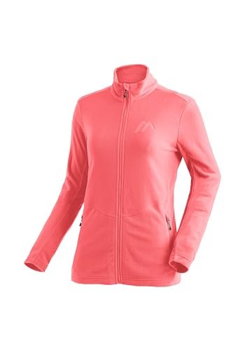 Maier Sports Denise Jacket W damska kurtka midlayer, łatwa w pielęgnacji kurtka polarowa z 2 kieszeniami na zamek błyskawiczny, krój Regular Fit