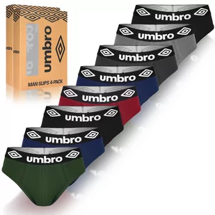 Umbro Slipy Majtki Męskie Bawełniane Zestaw BM206 8 sztuk Rozmiar L - Majtki męskie - miniaturka - grafika 1
