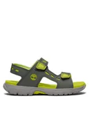 Buty dla chłopców - Timberland Sandały Moss Jump 2 Strap Sandal TB0A66T1L951 Khaki - miniaturka - grafika 1