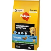 Sucha karma dla psów - Karma dla psa PEDIGREE Junior Professional Nutrition Drób z warzywami 12 kg - miniaturka - grafika 1