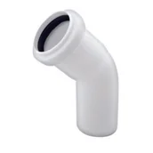 Rury - Kolano kanalizacyjne fi 40 / 45 - miniaturka - grafika 1