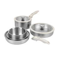 Zestawy garnków i patelni - Shiori 撓 Velinna zestaw garnków i patelni indukcja 9 elementów - miniaturka - grafika 1