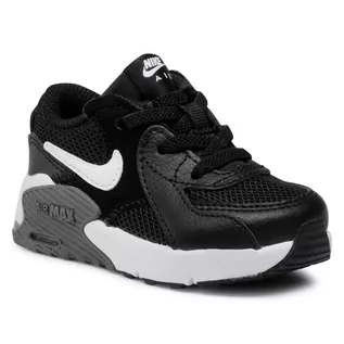 Buty dla chłopców - Buty Nike - Air Max Excee (TD) CD6893-001 Black/White/Dark Grey - grafika 1