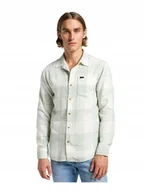 Koszule męskie - LEE MERCANTILE SHIRT SOFT SAGE 112364117 S - miniaturka - grafika 1