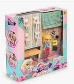 Figurki dla dzieci - Zestaw Zabawek Salon Stół Krzesła Lalka Mymy City Living Room Akcesoria - miniaturka - grafika 1