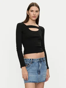 Brave Soul Bluzka LLT-248NALA Czarny Slim Fit - Bluzki damskie - miniaturka - grafika 1