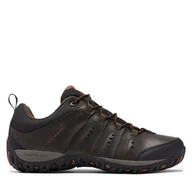 Buty trekkingowe męskie - Trekkingi Columbia Woodburn II Waterproof 1553001 Brązowy - miniaturka - grafika 1