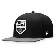 Czapki męskie - Męska czapka z daszkiem Fanatics  Core Snapback Los Angeles Kings Black-Stone Gray - miniaturka - grafika 1