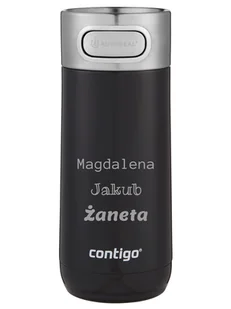 Kubek termiczny z grawerem Contigo Luxe 360ml - Licorice - Kubki termiczne - miniaturka - grafika 1