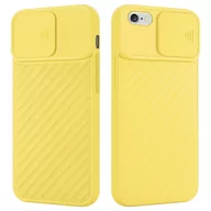 Etui i futerały do telefonów - Pokrowiec Do Apple iPhone 6 / 6S Etui w Żółty Mat Ochrona kamery TPU Obudowa Case Cover Cadorabo - miniaturka - grafika 1