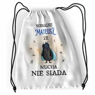 Plecaki worki - Plecak Sportowy Szkolny Dla Mateusza Syna Dziecka z Nadrukiem ze Zdjęciem - miniaturka - grafika 1