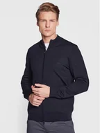 Swetry męskie - Boss Kardigan Balonso_L 50476347 Granatowy Regular Fit - miniaturka - grafika 1