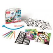 Zabawki kreatywne - Maped Flamastry dmuchane POP'ART z szablonami 846715 Creativ 728412 - miniaturka - grafika 1