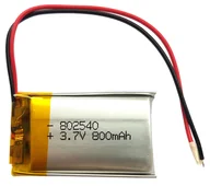 Pozostałe akcesoria sieciowe - Akumulator Li-Pol LP802540 3.7V 800mAh z kablem - miniaturka - grafika 1