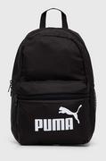 Plecaki szkolne i tornistry - Puma plecak dziecięcy Phase Small Backpack kolor czarny mały z nadrukiem - miniaturka - grafika 1