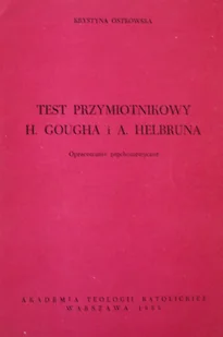 Test Przymiotnikowy H Gougha i A Helbruna - Matematyka - miniaturka - grafika 1