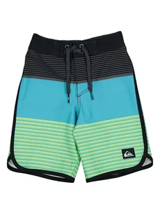 Quiksilver Szorty kąpielowe w kolorze czarno-niebiesko-zielonym - Spodenki damskie - miniaturka - grafika 1