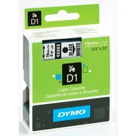 Drukarki kart i etykiet - Taśma 19mm/7mm czarny /biała 45803 DYMO S0720830 - miniaturka - grafika 1