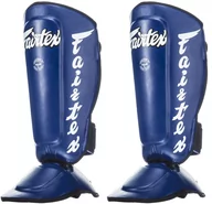 Ochraniacze do sportów walki - Fairtex Ochraniacze Piszczeli SP7 Perfect Twister Blue - miniaturka - grafika 1