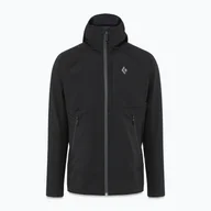 Odzież trekkingowa damska - Kurtka softshell męska Black Diamond Element Hoody czarna AP7440240002LRG1 - miniaturka - grafika 1