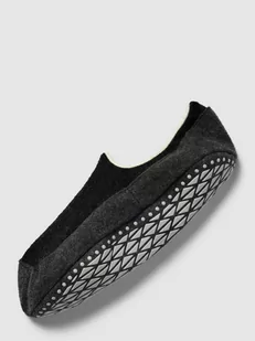 Kapcie z mieszanki żywej wełny z detalem z logo model ‘COSYSHOE’ - Kapcie damskie - miniaturka - grafika 1