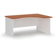 Biurka - Biurko narożne PRIMO WHITE, 1600 x 1200 mm, prawe, biały/czereśnia - miniaturka - grafika 1