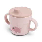 Kubki dla dzieci - Done by Deer Kubek z Ustnikiem Foodie Tiny Farm Powder - miniaturka - grafika 1