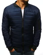Kurtki męskie - Kurtka męska pikowana bomber jacket granatowa TX2205-M - miniaturka - grafika 1