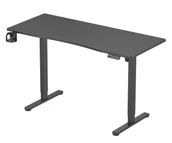 Biurka gamingowe - Silver Monkey ED-140 Essential Czarne - miniaturka - grafika 1