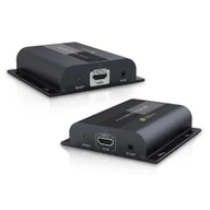 Inne akcesoria audio-wideo - Techly 360899 Extender HDMI 1080p 60Hz HDBitT do 120m po skrętce Cat6, IR - miniaturka - grafika 1