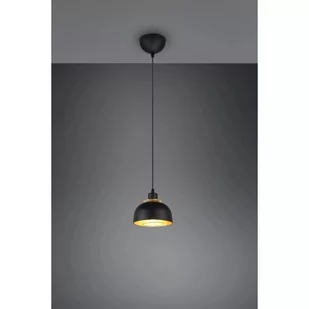 Żyrandol, czarny 1-punktowy, Ø 18 cm - Lampy sufitowe - miniaturka - grafika 1