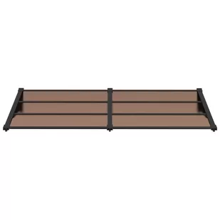 Daszek nad drzwi, czarny, 199x90 cm, poliwęglan Lumarko! - Markizy - miniaturka - grafika 3