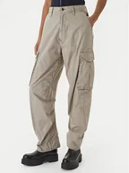 Spodnie damskie - G-Star Raw Spodnie materiałowe D28756-D388 Beżowy Boyfriend Fit - miniaturka - grafika 1