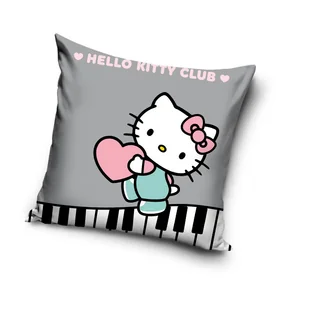 Poszewka na poduszk�� Hello Kitty 40 x 40 cm - Pościel dla dzieci - miniaturka - grafika 1