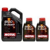 Oleje silnikowe - Motul 8100 x-clean+ plus 5W30 C3 504/507 7L - miniaturka - grafika 1