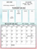Planery - Planery na lodówkę Tablica magnetyczna Duży Planer miesięczny tygodniowy XXL - miniaturka - grafika 1