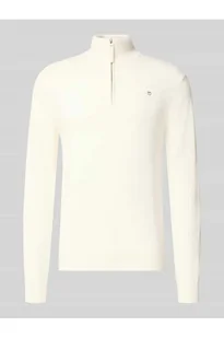 Sweter o kroju regular fit z imitacji dzianiny z czystej wełny jagnięciej - Gant - Swetry męskie - miniaturka - grafika 1