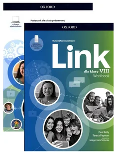 Pakiet Link dla klasy Viii. Podręcznik z cyfrowym odzwierciedleniem i Materiały ćwiczeniowe z dostępem do Online Practice - Małgorzata Tetiurka, - Książki do nauki języka angielskiego - miniaturka - grafika 1